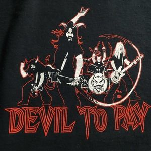 Sludge Metal Band T Shirt Devil To Pay DTP